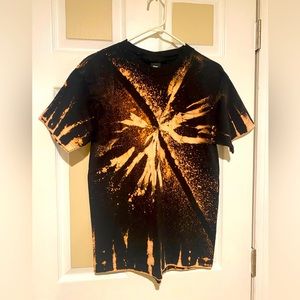 19) NEW Tie-dye black t-shirt
